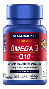 Ômega 3 Q10 60 Cápsulas Catarinense Nutrição Sem Sabor