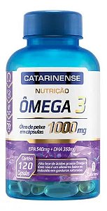 Catarinense Nutricao Omega 3 1000 mg 120 cps L:70715 NA