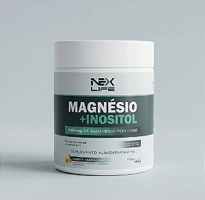 Magnésio E Inositol Taurina Melatonina 350g Sabor Maracujá