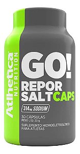 Go! Repor Salt Caps 30 Cápsulas - Atlhetica Nutrition Sem Sabor