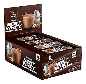Best Whey Bar Proteina Caixa 12 Un 49g Sabor Cacau E Avelã Atlhe