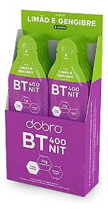 BT 400 NITRATO GEL DOBRO - LIMAO E GENGIBRE COM CAFEINA 10x30g