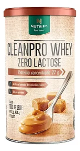 NUTRIFY CLEANPRO WHEY ZERO LACTOSE - DOCE DE LEITE - 450G
