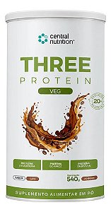 THREE PROTEIN VEG CAFE LATA 540G - CENTRAL NUTRITION