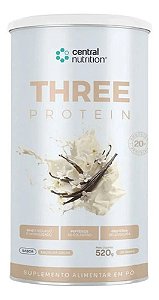 THREE PROTEIN BAUNILHA CREAM LATA 520 G - CENTRAL NUTRITION