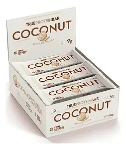 TRUE BAR PROTEIN  - COCONUT- TRUE SOURCE - 12UNID 420G