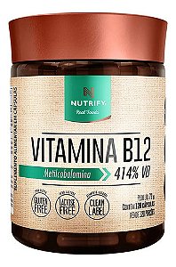 VITAMINA B12 METILCOBALAMINA - NUTRIFY -  120 CAPS