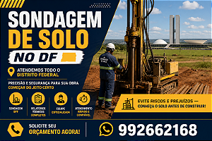 Sondagem de Solo Gama - Whatsapp 61-99266-2168