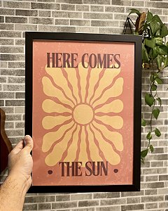 Quadro Here Comes The Sun Beatles