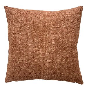 Almofada em Linho Mesclado Terracota 52x52 – Terra