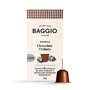 Baggio Aromas Chocolate Trufado - 10 Cápsulas p/ Nespresso