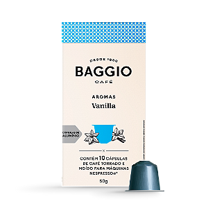 Baggio Aromas Vanilla - 10 Cápsulas p/ Nespresso