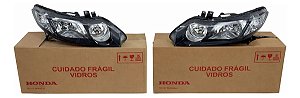 Par Farol Honda Civic 2007 2008 2009 2010 2011 Original Ambos Lados