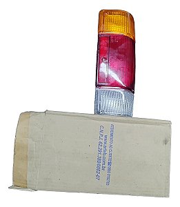 Lanterna Traseira D20 Bonanza Original Arteb Logo Gm Direito/passageiro Tricolor Logo Gm
