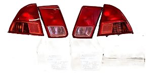 Conjunto Lanterna Honda Civic 01 A 02 Tyc Alto Padrão Ambos Lados Original