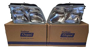 Par Farol S10 1995 / 2000 Foco Duplo Orgus Novo Padrão Cibie Ambos Lados