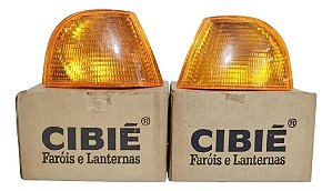 Par Pisca Seta Vw Santana 91 / 97 Âmbar Cibié Original Novo