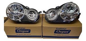 Par Farol Vw Polo 2002 / 2006 P/motor Orgus Padrão Cibiê Ambos Lados