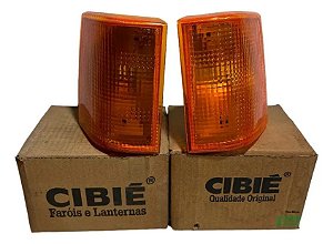 Par Pisca Seta D20 Veraneio Bonanza Cibiê Original Âmbar Âmbar