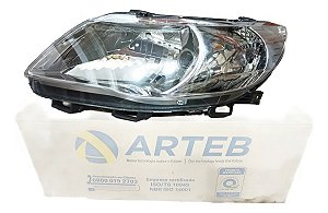 Farol Vw Gol Voyage Saveiro G5 10 / 11 Simples L/e Original Esquerdo