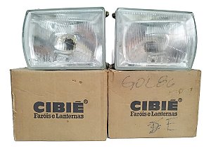 Par Farol Vw Gol Bx 80 81 82 83 84 Original Cibié Novo Zero  Esquerdo