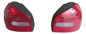 Par Lanternas Traseiras Audi A3 Original Arteb Nova Com Logo Esquerdo Bicolor