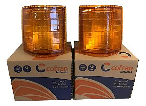 Par Seta Pisca Opala Caravan D20 80 / 87 Âb Cofran Acrílico Âmbar