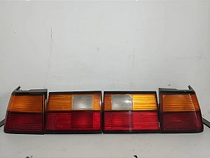 Kit Lanterna Traseira Vw Santana 91 / 97 Arteb Original Ambos Lados Tricolor