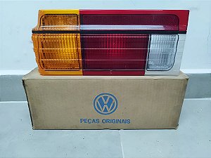 Lanterna Traseira Voyage 85 90 Arteb Hella Logo Vw Original Esquerdo/motorista Tricolor