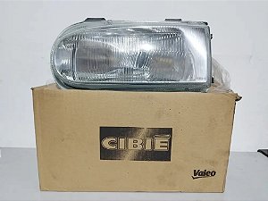 Farol Gol G2 Original Cibié 95 / 99 Máscara Cromada Esquerdo Esquerdo