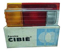 Lanterna Traseira Voyage 85 / 90 Original Cibié Esquerdo Esquerdo/motorista Tricolor Ré Grande