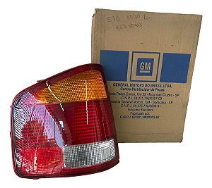 Lanterna Traseira S10 95/00 Esquerda Original Gm 93216411 Esquerdo/motorista Tricolor