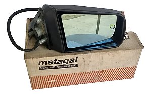 Retrovisor Elétrico Chevette 87/92 Ld Metagal Lente Azul