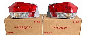 Par Lanterna Traseira City 2009 Até 2013 Original Honda Ambos Lados Original