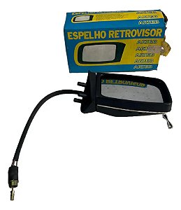 Retrovisor Manual Santana 85 / 90 Arteb Original Vw C/friso