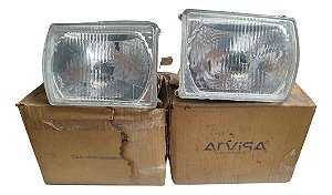 Par Farol Volkswagen Gol Bx 83 Original Arvisa Novo Zero  Esquerdo