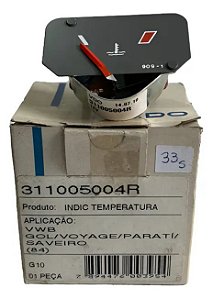 Indicador Temperatura Gol Voyage 84 / Orig Vw Vdo 311005004r Cinza-escuro