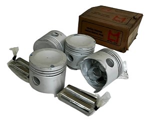 Jogo Pistao Fusca Kombi 1500 Refrigerado Ar Std Metal Leve
