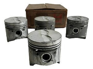 Jogo De Pistoes (76mm) 0,20 Do Motor Alc/gas Fiat 1050/1300