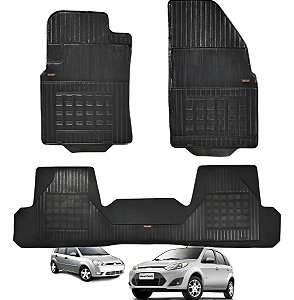 Tapete New Fiesta Ecosport 2012 /  3 Peças Borcol Original Preto