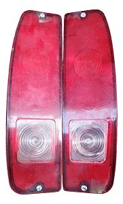 Par Lanterna Traseira F1000 Pampa F100 Original Logo Ford Ambos Lados Original
