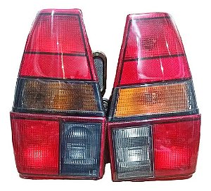 Par Lanterna Traseira Vw Quantum 85/91 Fumê Original Trw