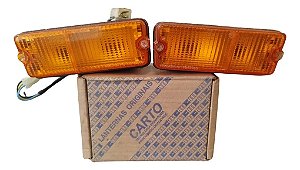 Par Lanterna Dianteira Pisca Fiat 147 Spazio Carto Original