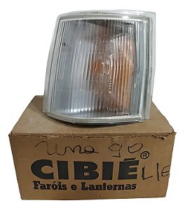 Pisca Seta Fiat Uno 91 / 04 Cristal Esquerdo Original Cibie