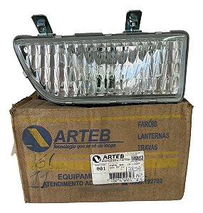 Farol Milha Vw Gol Quadrado 87/94 Direito Arteb 0060052 Cristal