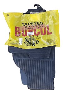 Jogo Tapete Borracha Borcol Interlagos Original Vw Polo  Preto