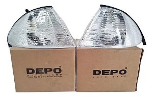 Par Pisca Seta Cristal Bmw Série 3 98/01 Original Depo Novo