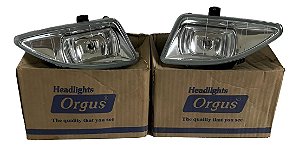 Par Farol Auxiliar Milha Ford Fiesta 00 / 06 Orgus Original Preto