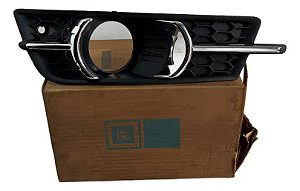 Moldura Farol Milha Esquerda Chevrolet Cruze 95941992 Preto Esquerdo