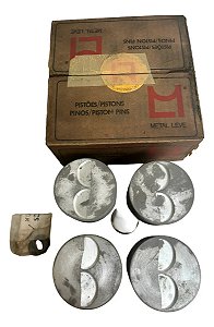 Jogo Pistao Fiat 147 1050 Gasolina 0,60 Metal Leve P1179